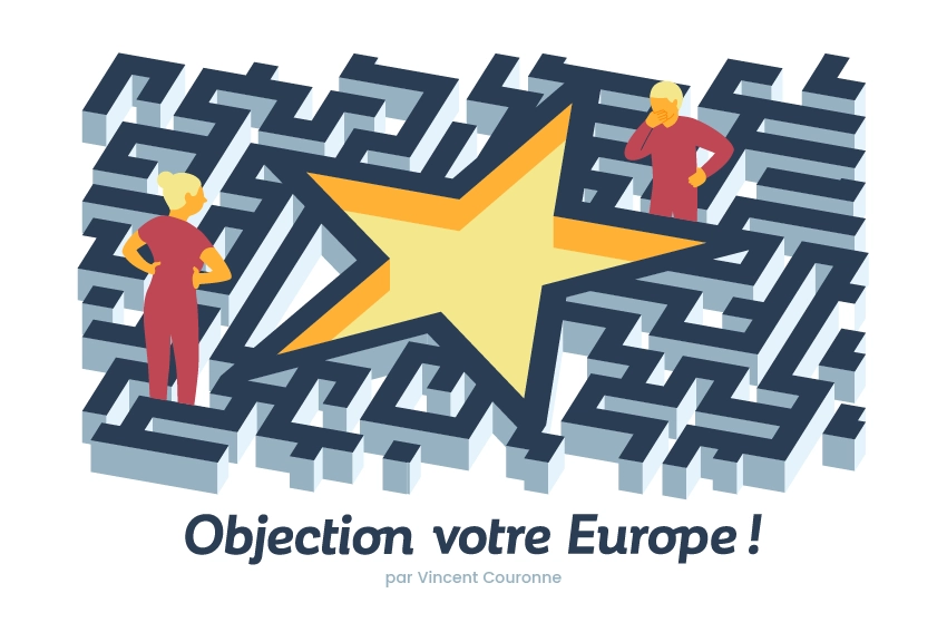 Illustration pour l'émission Objection votre Europe
